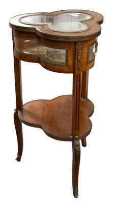 Lot 1509 - A 19th Century French Kingwood Trefoil Top...
