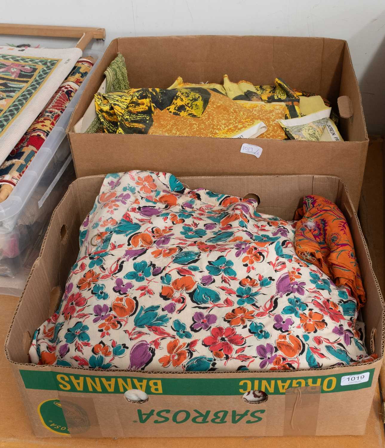 Lot 1019 - Assorted Textiles and Haberdashery comprising...