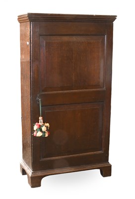 Lot 1383 - An 18th Century Oak Free-Standing Cupboard,...