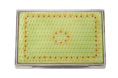 Lot 2032 - An Austo-Hungarian Silver and Enamel Box