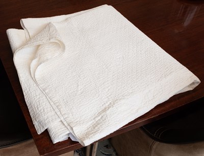 Lot 1029 - Late 19th Century White Wholecloth Reversible...