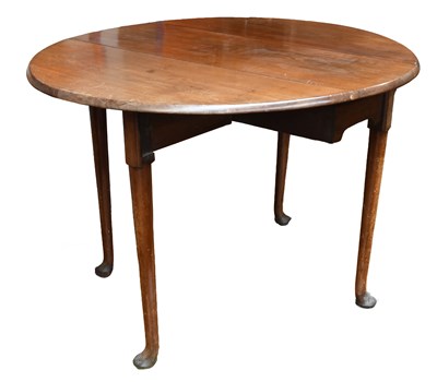 Lot 1374 - A 19th Century Mahogany Drop Leaf Table, on...