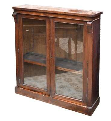 Lot 1369 - A Victorian Mahogany Glazed Two Door...