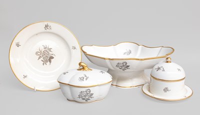 Lot 392 - An English Porcelain Dessert Service, circa...