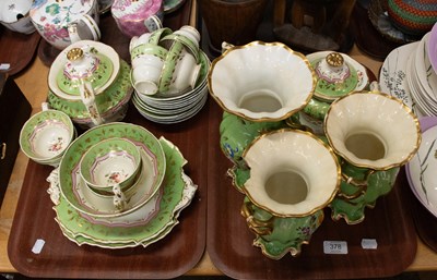 Lot 378 - An English Porcelain Tea Service, circa 1830,...