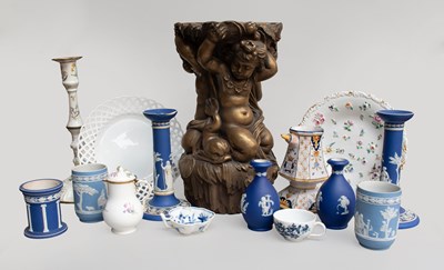 Lot 380 - A Collection of British and European Ceramics,...