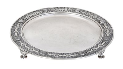 Lot 2151 - An Edward VII Silver Salver