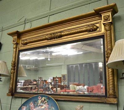 Lot 644 - Regency giltwood overmantel mirror