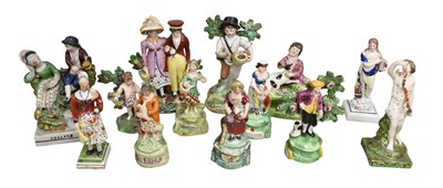 Lot 306 - A Collection of Staffordshire Pearlware...