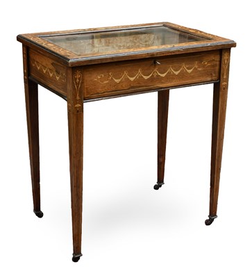Lot 1398 - An Edwardian Inlaid Rosewood Bijouterie Table,...