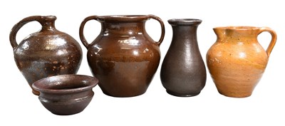 Lot 313 - A Collection of Country Pottery, 19th century...