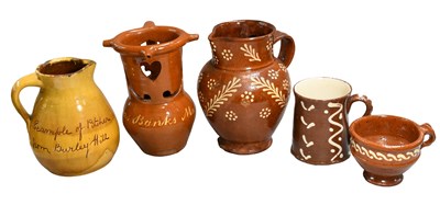 Lot 315 - A Collection of Slipware Pottery, including...