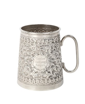Lot 2067 - An Indian Silver Mug