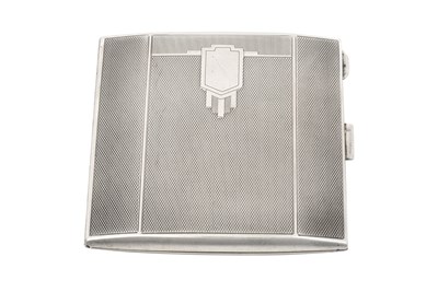 Lot 2049 - A George V Silver Cigarette-Case