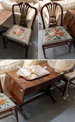 Lot 1499 - A Regency Mahogany Drop-Leaf Sofa Table, 143cm...