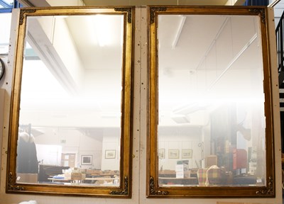 Lot 1525 - A Pair of Large Reproduction Gilt Framed...