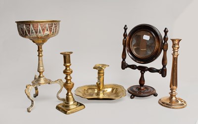 Lot 390 - A Collection of Assorted Brassware, including...