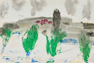 Lot 518 - Carlos Nadal (1917-1998) Spanish "Village"...