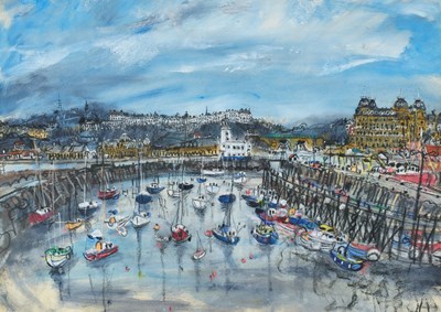 Lot 505 - Selina Thorp (b.1968) "Scarborough Harbour"...