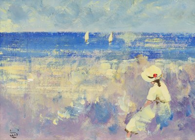 Lot 514 - Walter John Beauvais (1942-1998) Lady seated...