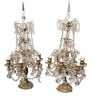 Lot 1354 - A Pair of George III-Style Gilt-Metal...
