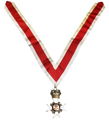 Lot 40 - A Silver Gilt and Enamel Knight Templar Past...