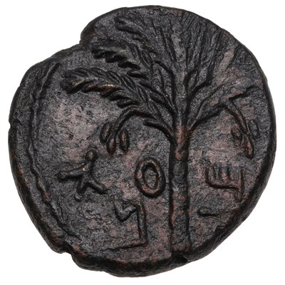 Lot Judaea, Bar Kochba Revolt, AE Middle Bronze,...