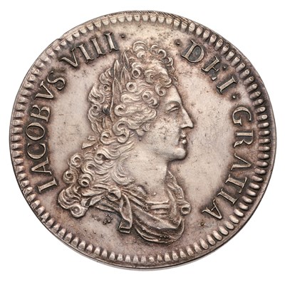 Lot Scotland, James VIII, Pattern Crown 1716,...