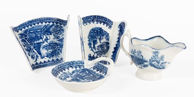 Lot 89 - A Caughley Porcelain Creamboat, circa 1780,...