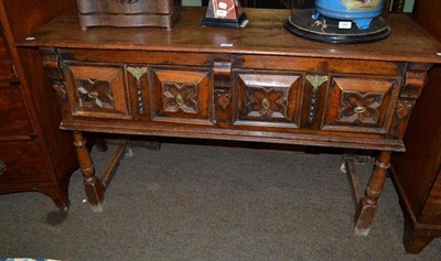 Lot 720 - 18th century oak dresser base