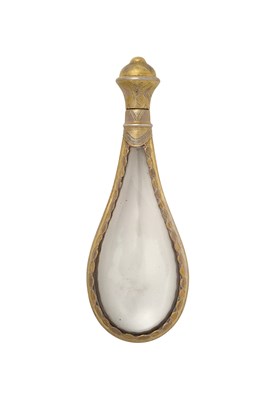 Lot 2054 - A French Silver-Gilt Mounted Rock Crystal Scent-Bottle
