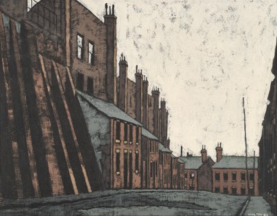 Lot 473 - Stuart Walton (b.1933) Leeds Street Scene...