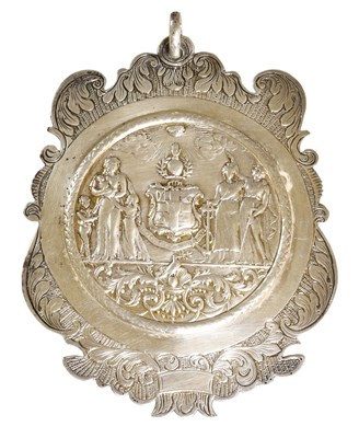 Lot 36 - An Early Victorian Silver Odd Fellows Neck...