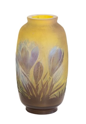 Lot 645 - An Émile Gallé Mould Blown Cameo Glass...