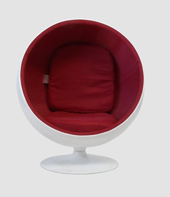 Lot 729 - After Eero Aarnio: A Ball or Globe Chair, the...