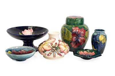 Lot 613 - Walter Moorcroft (1917-2002): A Hibiscus...
