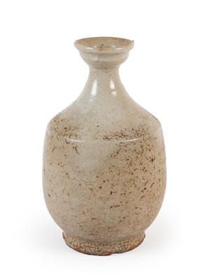 Lot 5 - A Korean Stoneware Wine Bottle, Joseon Dynasty,...