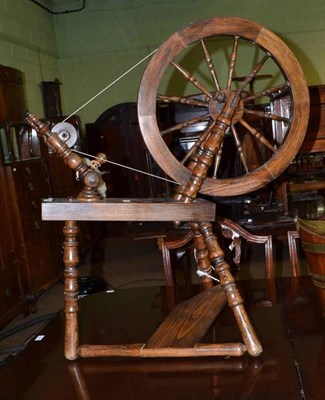 Lot 755 - Spinning wheel