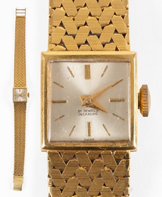 Lot 156 - A Lady's 18 Carat Gold Wristwatch, 1966,...