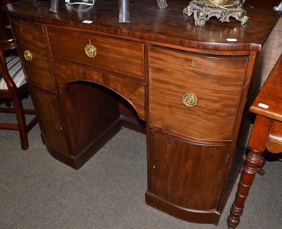 Lot 758 - A mahogany sideboard