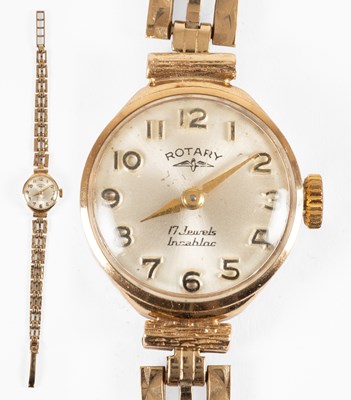 Lot 155 - A Lady's 9 Carat Gold Wristwatch, signed...