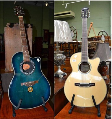 Lot 762 - Two acoustic guitars - Banez and Crafter