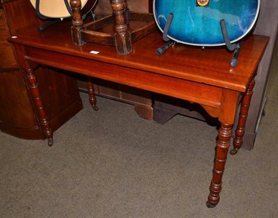 Lot 764 - Mahogany side table