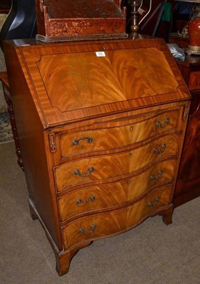 Lot 765 - Mahogany writing bureau