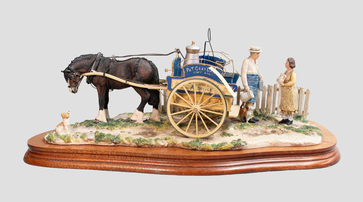 Lot 1058 - Border Fine Arts 'Daily Delivery' (Milkman...