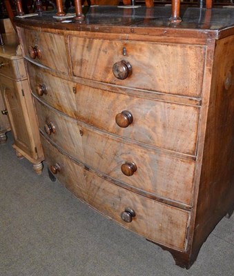 Lot 776 - 19th century bowfront chest (a.f.)