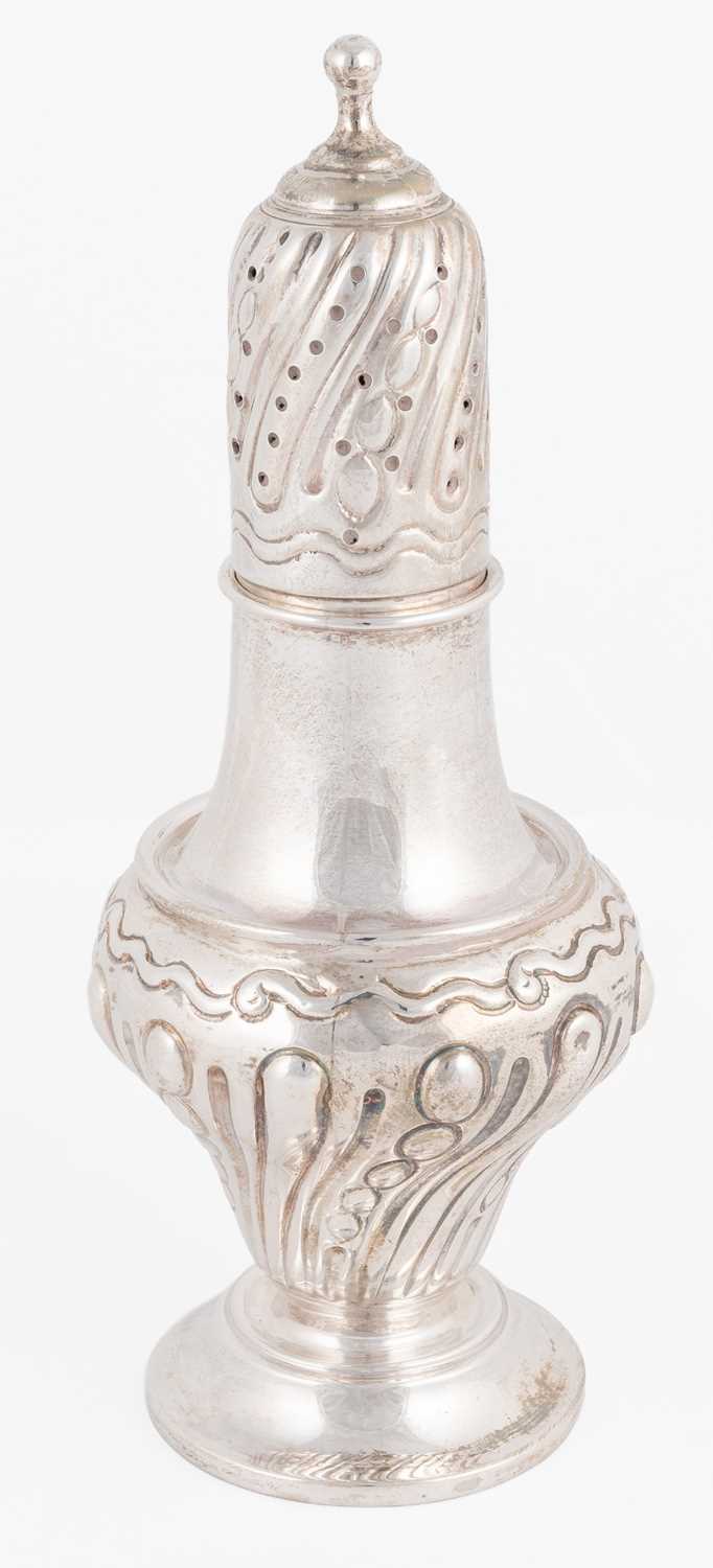 Lot 205 - A Victorian Silver Caster, by Plante and Co.,...