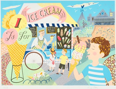 Lot 537 - Emily Sutton (b.1983) "I is for Ice Cream"...