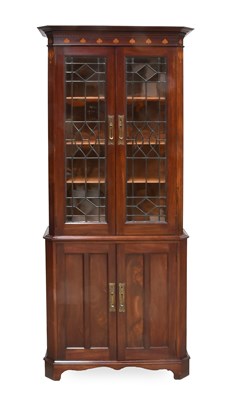 Lot 715 - An Art Nouveau Inlaid Mahogany Display Cabinet,...