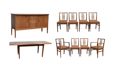 Lot 721 - A 1960's Vanson Walnut and Teak Extending...